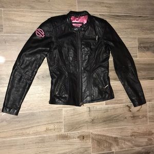 Pink Label Harley Davidson Leather Jacket size XS